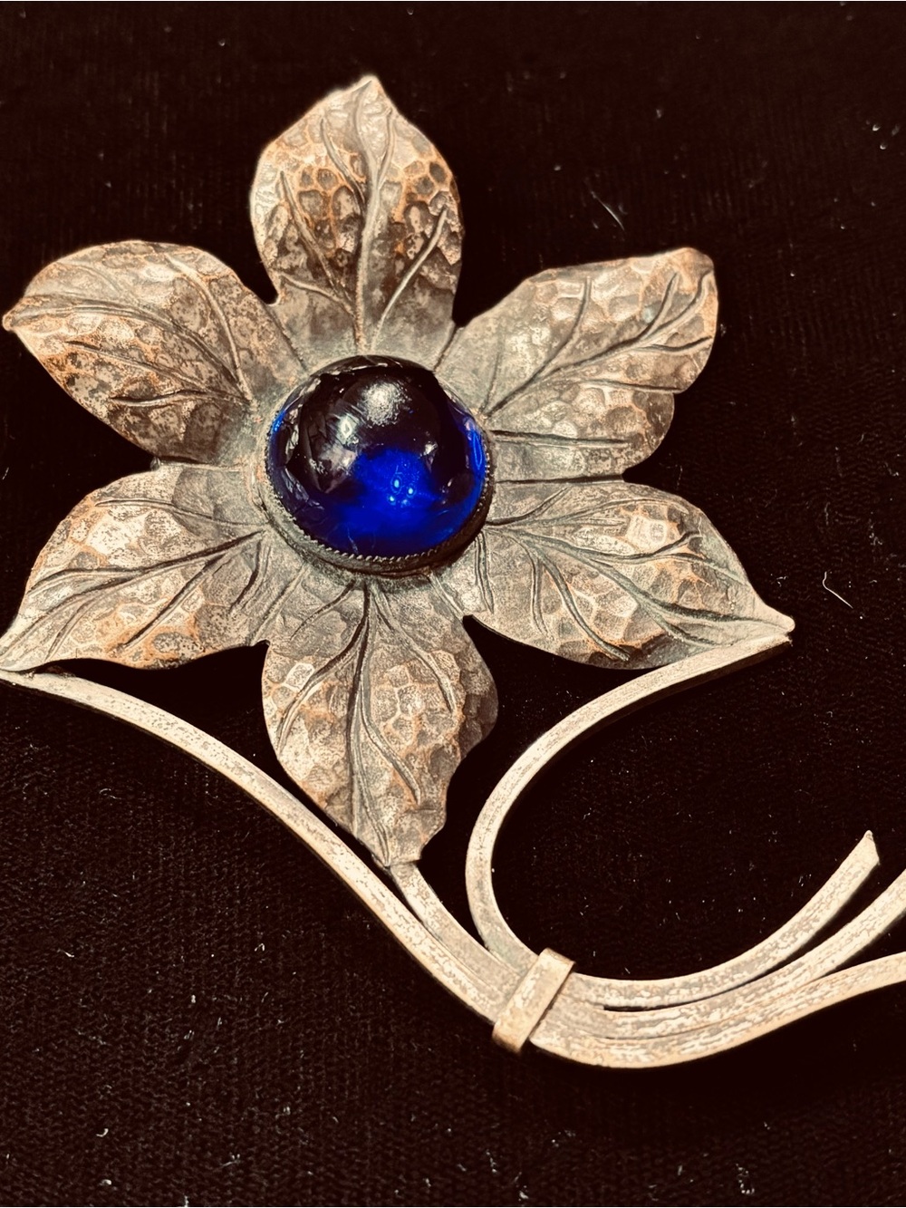 Unsigned Joseff of Hollywood flower brooch